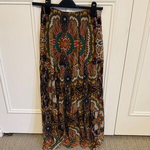 Floral Patterned Maxi Skirt